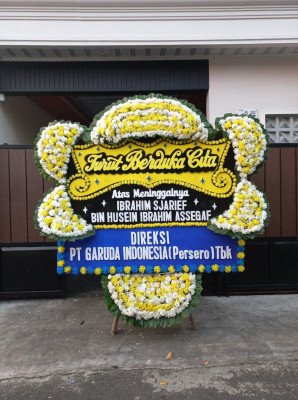 Papan Bunga Duka di Setiamanah
