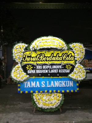 Papan Bunga Duka di Setiamanah