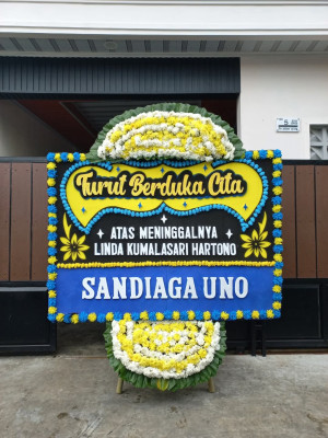Papan Bunga Duka di Setiamanah